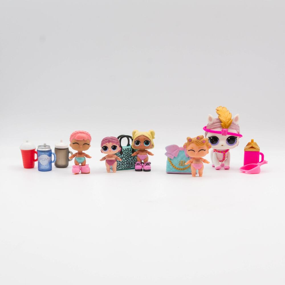 LOL Surprise Color Change Lil Sisters Pet Lot Dolls Cups Accessories